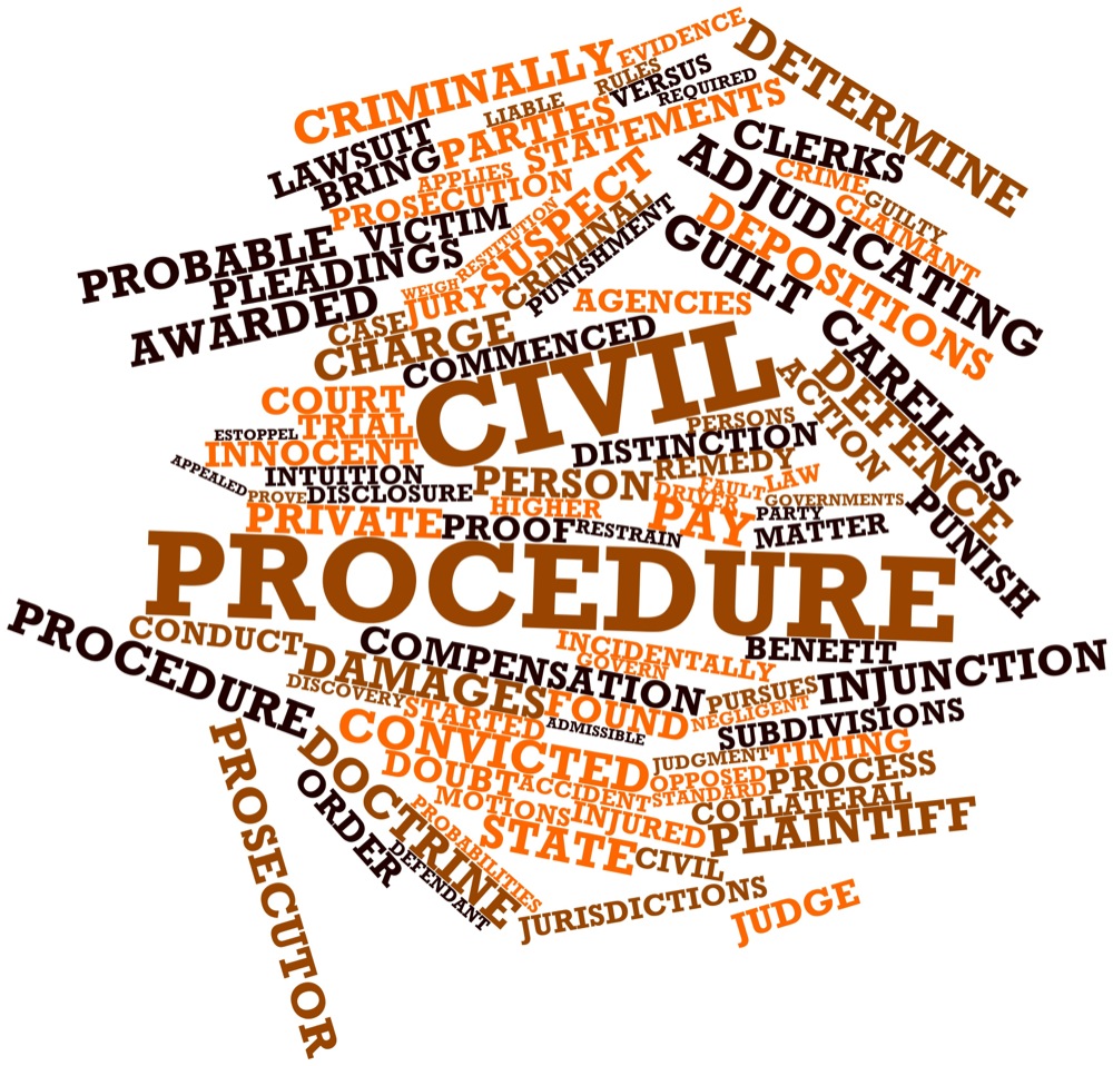 Criminal proceedings: practice and procedure