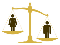 stock-illustration-33872414-unbalanced-scale-with-a-man-and-woman