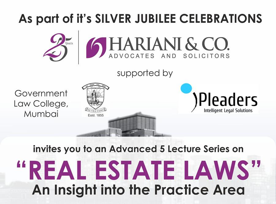 Real Estate Litigation 101 : Lecture Series Banner