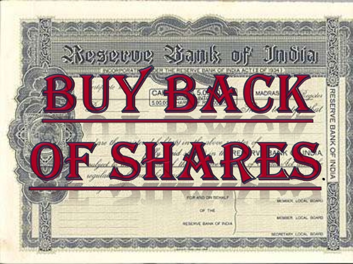 provisions for buyback of shares