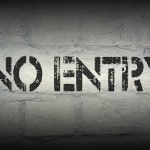 no entry