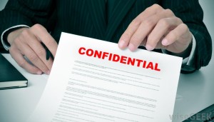 confidential-heading-on-letter