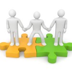 Partnership. Helping hand