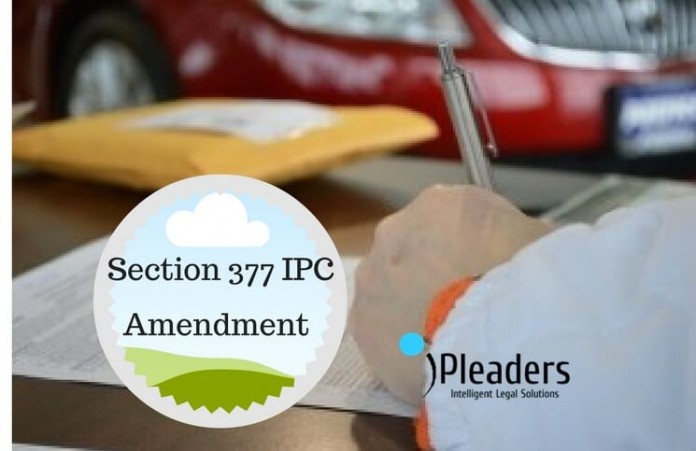 Section 377 IPC Amendment