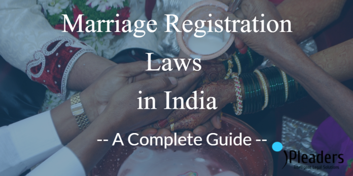 marriage registration laws in India