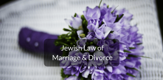 Jewish law of marriage & divorce