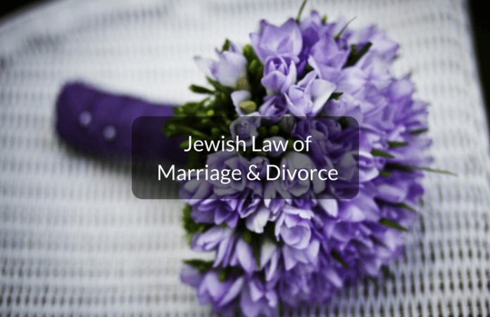 Jewish law of marriage & divorce