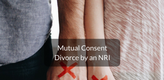 mutual consent divorce by NRI