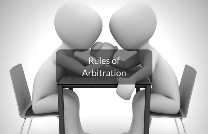 rules of arbitration in India