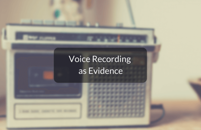 voice recording as evidence in Indian courts