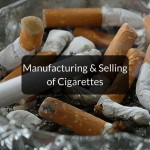 Laws on selling & manufacturing of cigarettes in India