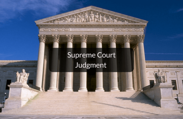 What to do if supreme court judgement is against you