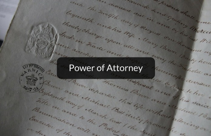 power of attorney in India