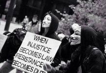 I want equal rights and justice!