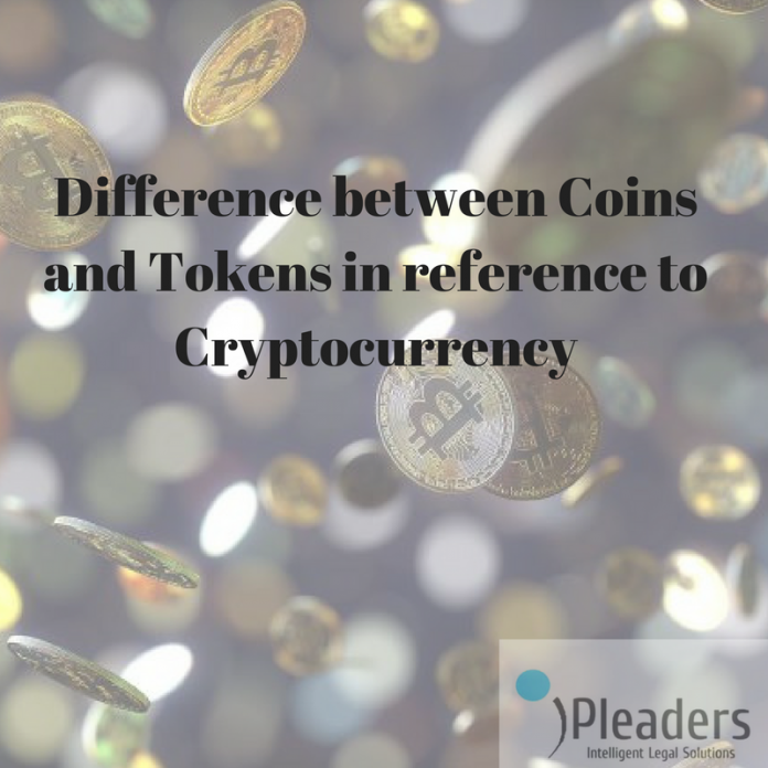 Difference between Coins and Tokens in reference to Cryptocurrency
