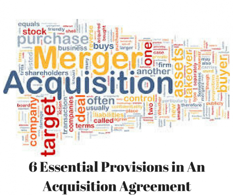 6 Essential Provisions in An Acquisition Agreement