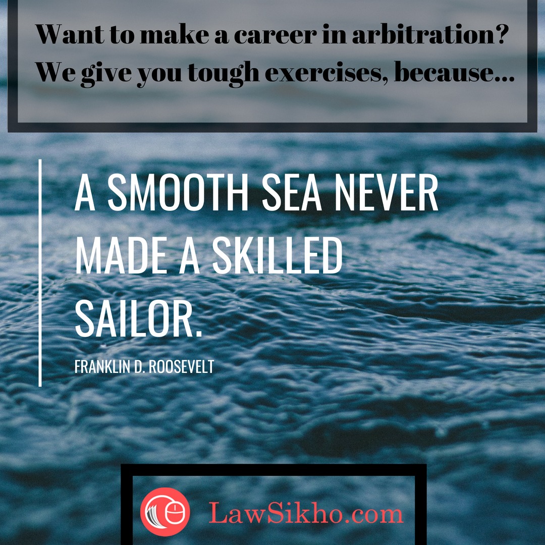 career in arbitration