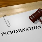 63224929 – 3d illustration of “incrimination” title on legal document
