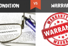 Conditions and warranties warranty