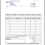 debit note format