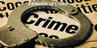 Constituent elements of a crime with the special emphasis on IPC