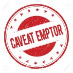 CAVEAT-EMPTOR stamp sign