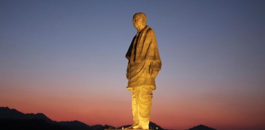 Law and politics involved in building statues india