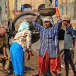 Construction workers – India