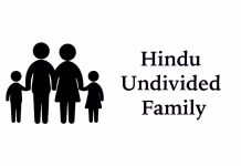 The procedure for partition of Hindu Undivided Family