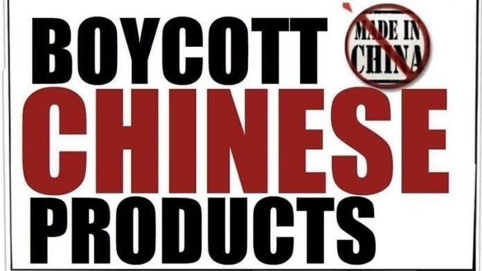 Boycott chinese goods