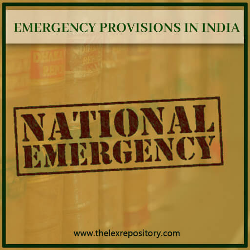 Emergency provision in India
