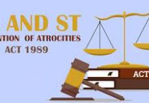 The Scheduled Castes and The Scheduled Tribes (Prevention of Atrocities) Act, 1989 The Scheduled Castes and The Scheduled Tribes (Prevention of Atrocities) Act, 1989