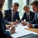 corporate-lawyers-discussing-trade-mark-legal-impact