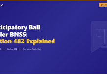 Anticipatory Bail Under BNSS: Section 482 Explained